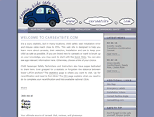 Tablet Screenshot of carseatsite.com